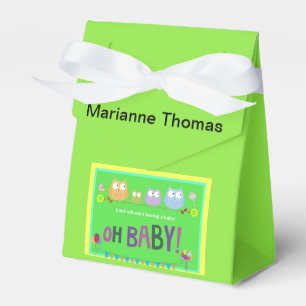 Look Whooo’s Baby Owl Tent Favour Art Box