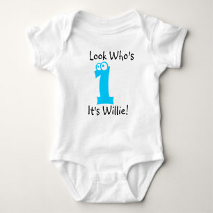 Look Who's 1 Customisable Birthday Tshirt