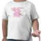 Look who's 2 girls birthday dragonfly t-shirt