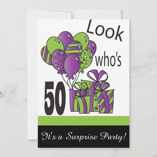 Look Who's 50 | 50th Birthday Invitation (Front)