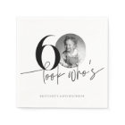 Look Who's 60 Funny Photo Simple 60th Birthday