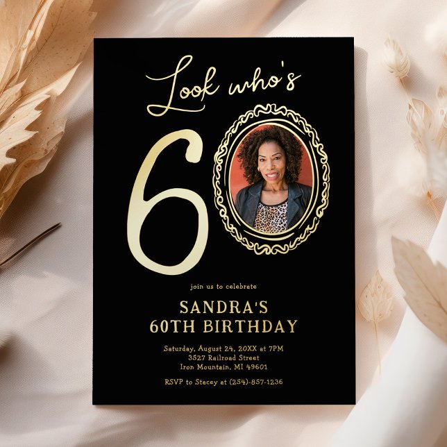 Look Who's 60 Photo Adult Birthday (Creator Uploaded)