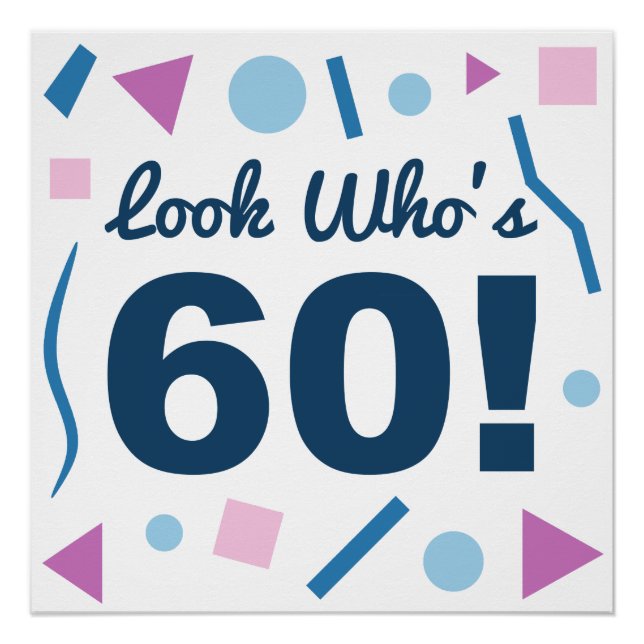 Look Who's 60 Poster (Front)
