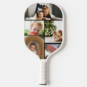 look who's 70 Customizable Photo Collage  Pickleball Paddle