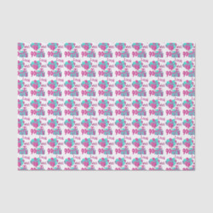 Look Who's 90 90th Birthday 2 - Pink & Turquoise Tissue Paper