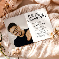 Look who's Graduated Photo Graduation Party