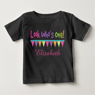 Look who's One 1st Birthday T-shirt