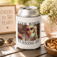 Look Who's Turning 50 Photo Funny Birthday Party