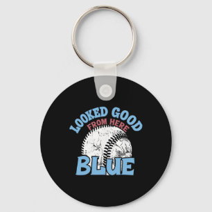 Looked Good From Here Blue Funny Softll Mama Mom G Key Ring
