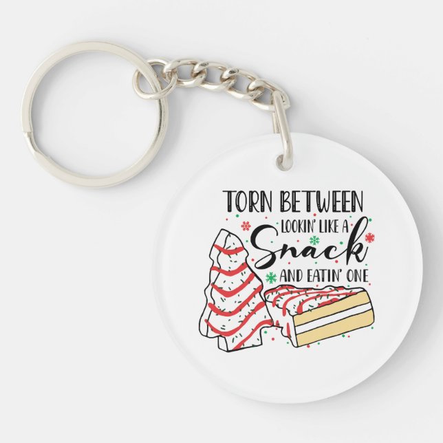 Lookin Like A Snack Key Ring (Front)