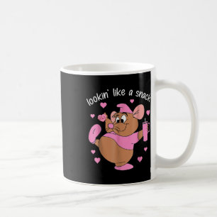 Lookin Like A Snack Mouse Pink Heart Tumbler Valen Coffee Mug