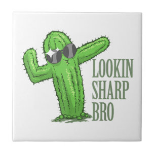Lookin Sharp Bro Ceramic Tile