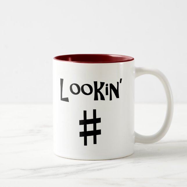 Lookin' Sharp Two-Tone Coffee Mug (Right)