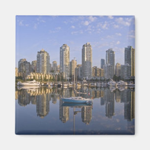 Looking across False Creek at the skyline of 2 Magnet
