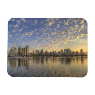 Looking across False Creek at the skyline of Magnet