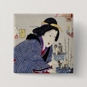 Looking as if She Wants to Change: The Appearance 15 Cm Square Badge