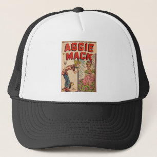 Looking at Mirror - Aggie Mack - Retro Children Trucker Hat