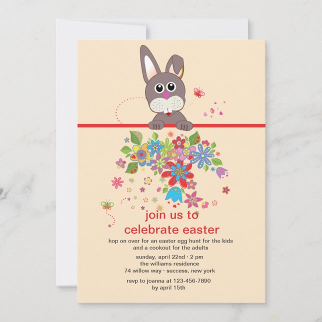 Looking At You Easter Party Invitation (Front)