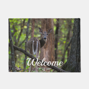 Looking Back Painterly Welcome Doormat