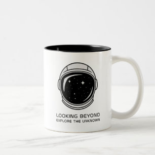 looking beyond Two-Tone coffee mug