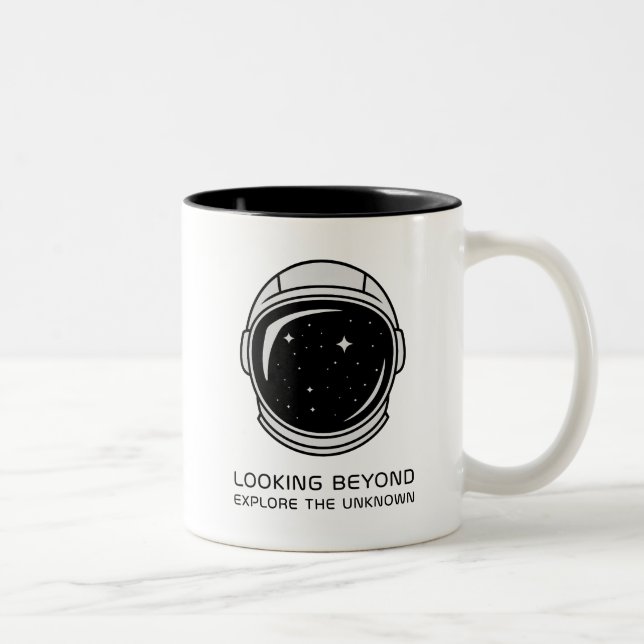 looking beyond Two-Tone coffee mug (Right)