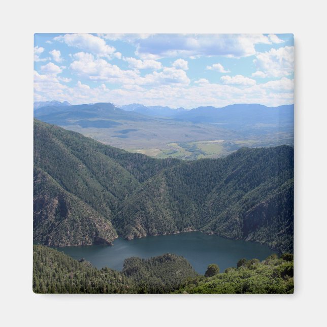 Looking Down at the Gunnison Magnet (Front)