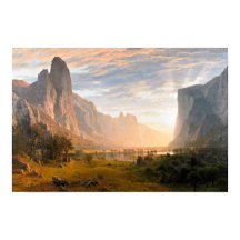 Looking down Yosemite Valley