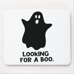 Looking For A Boo Ghost Ghoul Funny Halloween Cost Mouse Pad
