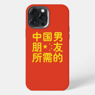 Looking for a Chinese Boyfriend ~ Hanzi Language iPhone 13 Pro Max Case