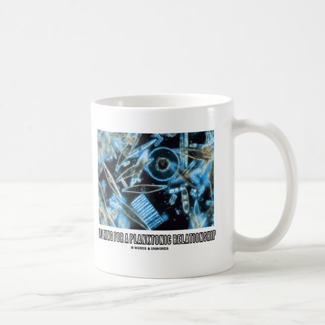 Looking For A Planktonic Relationship Diatoms Coffee Mug (Right)