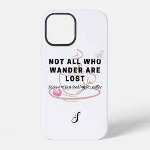 Looking for Coffee Quote Monogram iPhone 12 Case