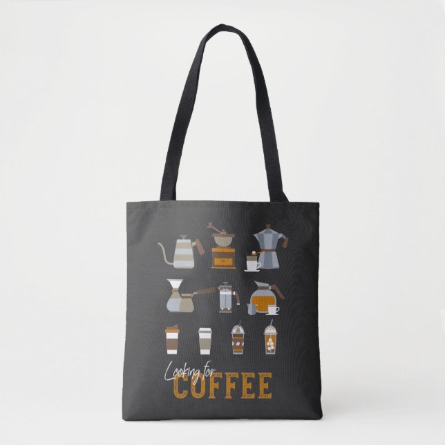 Looking for Delicious Coffee Drink Tote Bag (Front)