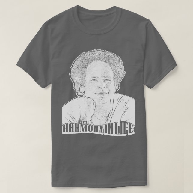 Looking for harmony in life Garfunkel 60s 70s Musi T-Shirt (Design Front)