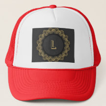 Looking for L Initial Letter Printed Monogram Red
