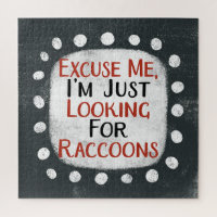 Looking For Raccoons Jigsaw Puzzle