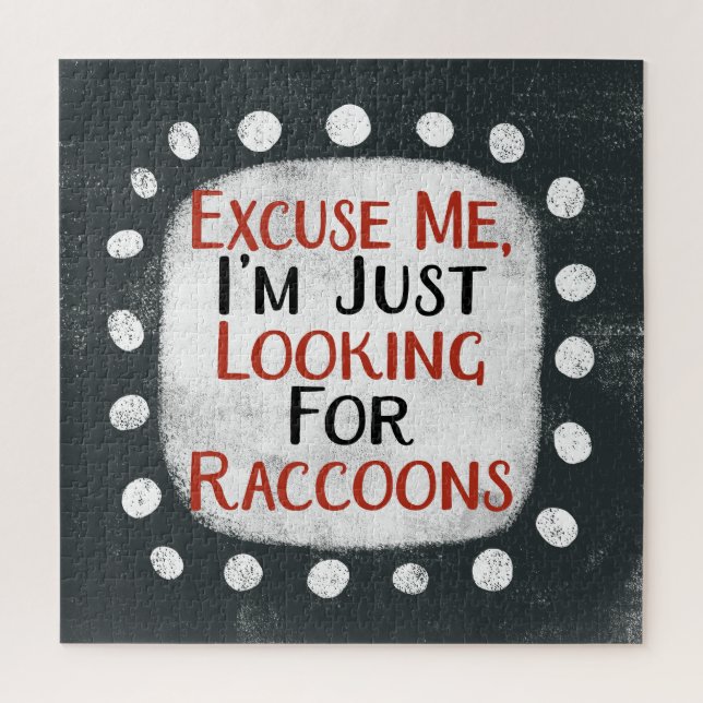 Looking For Raccoons Jigsaw Puzzle (Vertical)