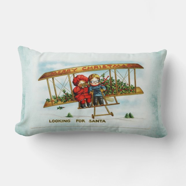 Looking For Santa Pillow (Front)