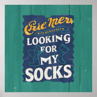 Looking For Socks Poster