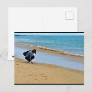 Looking for the Perfect Seashell Postcard