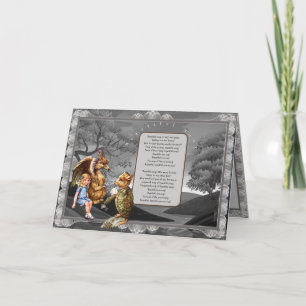  Looking Glass Beautiful Soup Song   Thank You Card