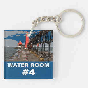 LOOKING GLASS KEY RING