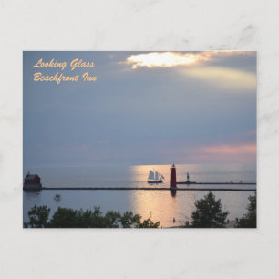 LOOKING GLASS POSTCARD