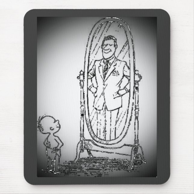 Looking in the Mirror Mouse Pad (Front)