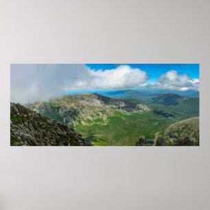 Looking into the Basin, Baxter State Park, Maine Poster
