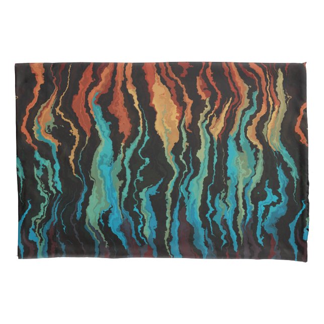 Looking into the Fire abstract Pillowcase (Front)