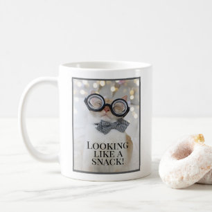 Looking Like a Snack! Cute Cat In Nerd Glasses Coffee Mug