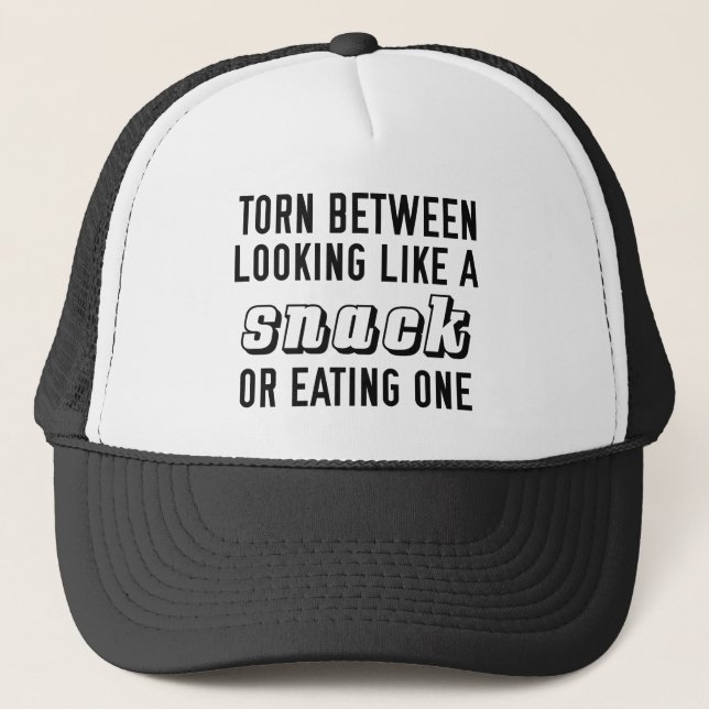 Looking Like A Snack Trucker Hat (Front)