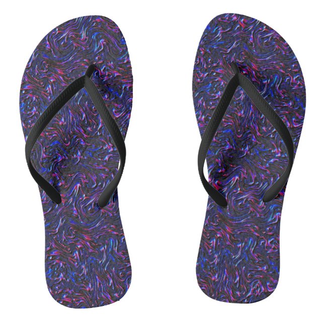 Looking like blue and pink textured of wall thongs (Footbed)