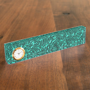 Looking like jade green textured of wall nameplate