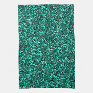Looking like jade green textured of wall tea towel
